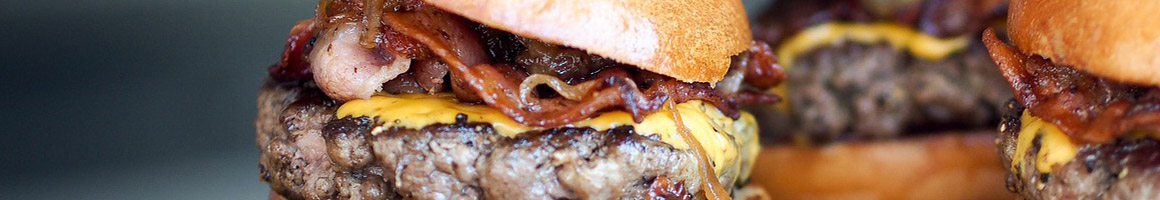Eating American (Traditional) British Burger at Story Tavern restaurant in Burbank, CA.